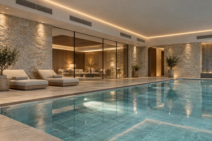 Визуализация: Бассейн в SPA-зоне